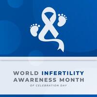 World Infertility Awareness Month Vector Design Illustration for Background, Poster, Banner, Advertising, Greeting Card