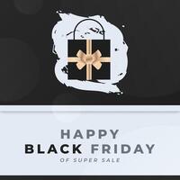 Happy Black Friday Celebration Vector Design Illustration for Background, Poster, Banner, Advertising, Greeting Card