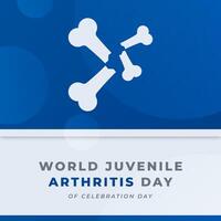 World Juvenile Arthritis Day Celebration Vector Design Illustration for Background, Poster, Banner, Advertising, Greeting Card