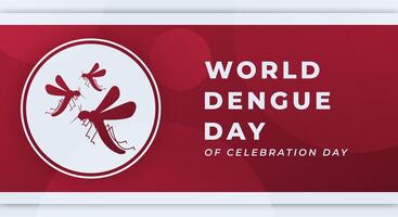 World Dengue Day Celebration Vector Design Illustration for Background, Poster, Banner, Advertising, Greeting Card