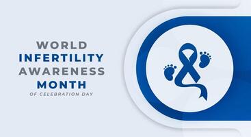 World Infertility Awareness Month Vector Design Illustration for Background, Poster, Banner, Advertising, Greeting Card