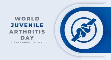 World Juvenile Arthritis Day Celebration Vector Design Illustration for Background, Poster, Banner, Advertising, Greeting Card