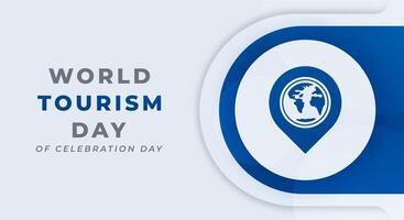 World Tourism Day Celebration Vector Design Illustration for Background, Poster, Banner, Advertising, Greeting Card