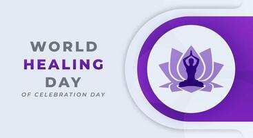 World Healing Day Celebration Vector Design Illustration for Background, Poster, Banner, Advertising, Greeting Card