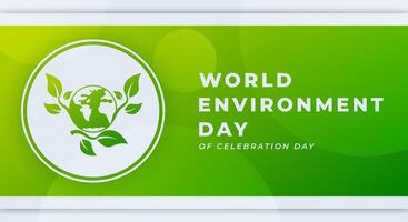 World Environment Day Celebration Vector Design Illustration for Background, Poster, Banner, Advertising, Greeting Card