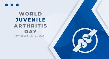 World Juvenile Arthritis Day Celebration Vector Design Illustration for Background, Poster, Banner, Advertising, Greeting Card