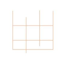 Grid Line Shape vector