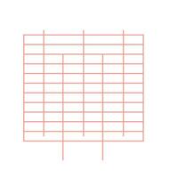 Grid Line Shape vector
