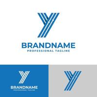 Letter Y Finance Logo, suitable for business related to finance with Y initial. vector