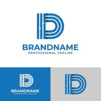 Letter D Finance Logo, suitable for business related to finance with D initial. vector