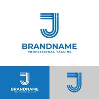 letra j Finanzas logo, adecuado para negocio relacionado a Finanzas con j inicial. vector