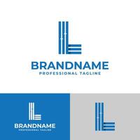 Letter L Finance Logo, suitable for business related to finance with L initial. vector