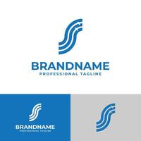 Letter S Finance Logo, suitable for business related to finance with S initial. vector