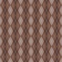 Argyle vector pattern. Argyle pattern. Brown argyle pattern. Seamless geometric pattern for clothing, wrapping paper, backdrop, background, gift card, sweater.