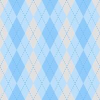 Argyle vector pattern. Argyle pattern. Blue argyle pattern. Seamless geometric pattern for clothing, wrapping paper, backdrop, background, gift card, sweater.