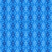 Argyle vector pattern. Argyle pattern. Blue argyle pattern. Seamless geometric pattern for clothing, wrapping paper, backdrop, background, gift card, sweater.