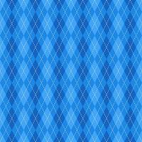 Argyle vector pattern. Argyle pattern. Blue argyle pattern. Seamless geometric pattern for clothing, wrapping paper, backdrop, background, gift card, sweater.