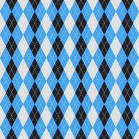 Argyle vector pattern. Argyle pattern. Blue and black argyle pattern. Seamless geometric pattern for clothing, wrapping paper, backdrop, background, gift card, sweater.