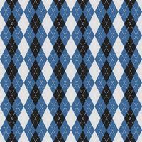 Argyle vector pattern. Argyle pattern. Navy blue and black argyle pattern. Seamless geometric pattern for clothing, wrapping paper, backdrop, background, gift card, sweater.