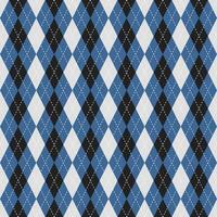 Argyle vector pattern. Argyle pattern. Navy blue and black argyle pattern. Seamless geometric pattern for clothing, wrapping paper, backdrop, background, gift card, sweater.