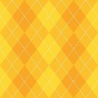 Argyle vector pattern. Argyle pattern. Yellow argyle pattern. Seamless geometric pattern for clothing, wrapping paper, backdrop, background, gift card, sweater.