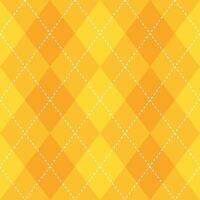 argyle vector modelo. argyle modelo. amarillo argyle modelo. sin costura geométrico modelo para ropa, envase papel, fondo, fondo, regalo tarjeta, suéter.