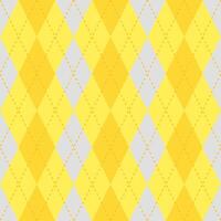 Argyle vector pattern. Argyle pattern. Yellow argyle pattern. Seamless geometric pattern for clothing, wrapping paper, backdrop, background, gift card, sweater.