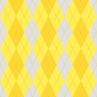 Argyle vector pattern. Argyle pattern. Yellow argyle pattern. Seamless geometric pattern for clothing, wrapping paper, backdrop, background, gift card, sweater.