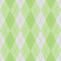 Argyle vector pattern. Argyle pattern. Light green argyle pattern. Seamless geometric pattern for clothing, wrapping paper, backdrop, background, gift card, sweater.
