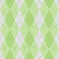 Argyle vector pattern. Argyle pattern. Light green argyle pattern. Seamless geometric pattern for clothing, wrapping paper, backdrop, background, gift card, sweater.