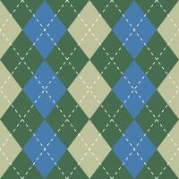 Argyle vector pattern. Argyle pattern. Spring argyle pattern. Seamless geometric pattern for clothing, wrapping paper, backdrop, background, gift card, sweater.