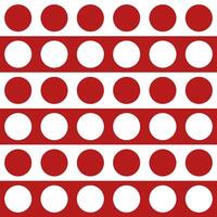 Red circle. Circle on stripe line pattern background. circle pattern background. line background. Seamless pattern. for backdrop, decoration, Gift wrapping vector