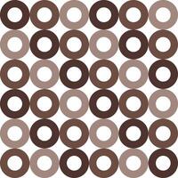 Brown circle pattern. Circle vector seamless pattern. Decorative element, wrapping paper, wall tiles, floor tiles, bathroom tiles.