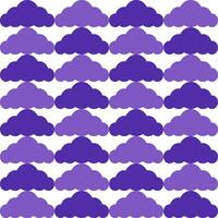 Purple cloud. cloud pattern. cloud pattern background. cloud background. Seamless pattern. for backdrop, decoration, Gift wrapping vector