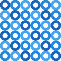 Blue circle pattern. Circle vector seamless pattern. Decorative element, wrapping paper, wall tiles, floor tiles, bathroom tiles.