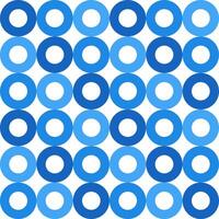 Blue circle pattern. Circle vector seamless pattern. Decorative element, wrapping paper, wall tiles, floor tiles, bathroom tiles.