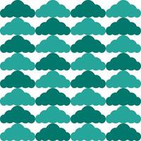 Green cloud. cloud pattern. cloud pattern background. cloud background. Seamless pattern. for backdrop, decoration, Gift wrapping vector