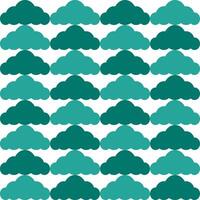 Green cloud. cloud pattern. cloud pattern background. cloud background. Seamless pattern. for backdrop, decoration, Gift wrapping vector