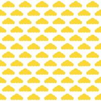 Yellow cloud. cloud pattern. cloud pattern background. cloud background. Seamless pattern. for backdrop, decoration, Gift wrapping vector
