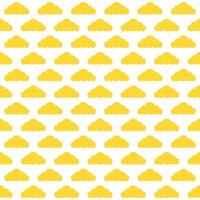 Yellow cloud. cloud pattern. cloud pattern background. cloud background. Seamless pattern. for backdrop, decoration, Gift wrapping vector