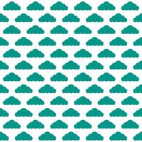 Green cloud. cloud pattern. cloud pattern background. cloud background. Seamless pattern. for backdrop, decoration, Gift wrapping vector