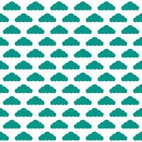 Green cloud. cloud pattern. cloud pattern background. cloud background. Seamless pattern. for backdrop, decoration, Gift wrapping vector