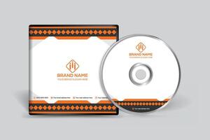 Corporate clean CD cover template vector