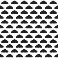 Black cloud. cloud pattern. cloud pattern background. cloud background. Seamless pattern. for backdrop, decoration, Gift wrapping vector