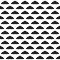 Black cloud. cloud pattern. cloud pattern background. cloud background. Seamless pattern. for backdrop, decoration, Gift wrapping vector