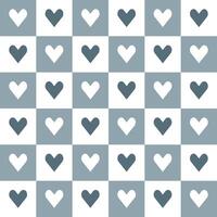 Grey heart pattern. Heart vector pattern. Heart pattern.  Seamless geometric pattern for clothing, wrapping paper, backdrop, background, gift card, decorating.