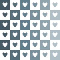 Grey heart pattern. Heart vector pattern. Heart pattern.  Seamless geometric pattern for clothing, wrapping paper, backdrop, background, gift card, decorating.