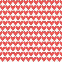 Red heart pattern. Heart vector pattern. Heart pattern.  Seamless geometric pattern for clothing, wrapping paper, backdrop, background, gift card, decorating.
