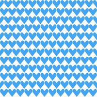 Blue heart pattern. Heart vector pattern. Heart pattern.  Seamless geometric pattern for clothing, wrapping paper, backdrop, background, gift card, decorating.