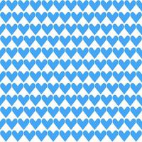 Blue heart pattern. Heart vector pattern. Heart pattern.  Seamless geometric pattern for clothing, wrapping paper, backdrop, background, gift card, decorating.